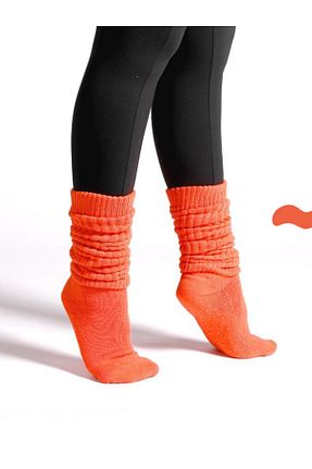 جوراب اسپرت نارنجی زنانه پنبه ای Muse Of Socks - کد 807103272