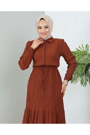 لباس حجاب قهوه ای زنانه Relaxed MSK Fashion - کد 871199468