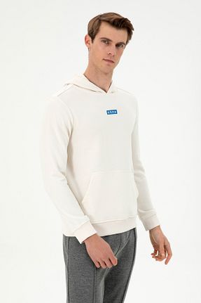 سوئیشرت بژ مردانه ساده U.S. Polo Assn. - کد 871200006