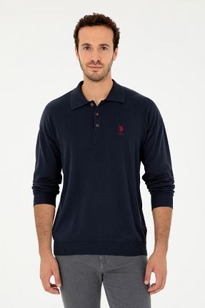 پلیور سرمه ای مردانه ساده U.S. Polo Assn. - کد 871264627