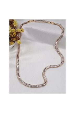 گردنبند استیل ( فولاد ) طلائی زنانه استیل ضد زنگ ilvesa shop - کد 871256153