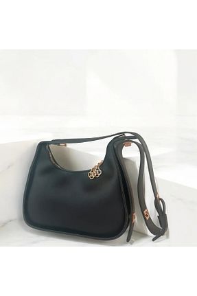 کیف دوشی مشکی زنانه چرم مصنوعی DEER - کد 871286145