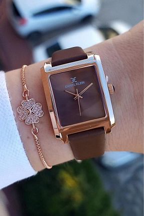 ساعت مچی قهوه ای زنانه 26-30 میلی متر Daniel Klein - کد 871288763