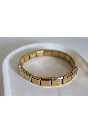 دستبند استیل (فولاد) متالیک زنانه استیل (فولاد) Jaune - کد 871282634