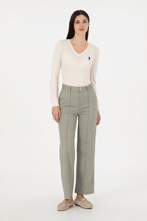شلوار خاکی زنانه بافتنی U.S. Polo Assn. - کد 871289784