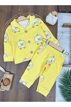 ست نوزادی زرد بچه گانه پنبه ای tiwitibaby - کد 871397406