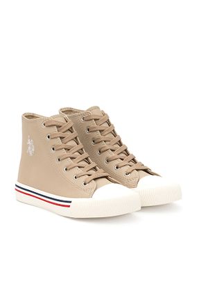 کفش اسنیکر بژ مردانه بند دار U.S. Polo Assn. - کد 871291607