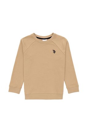 سوئیشرت بژ بچه گانه ساده U.S. Polo Assn. - کد 871298360