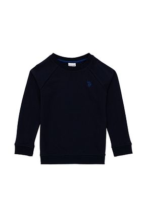 سوئیشرت سرمه ای بچه گانه ساده U.S. Polo Assn. - کد 871407736