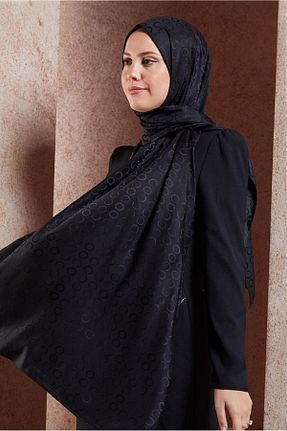 شال مشکی زنانه پلی استر Alvina - کد 871312369