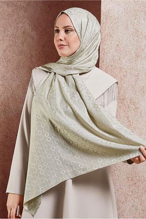 شال بژ زنانه پلی استر Alvina - کد 871312361
