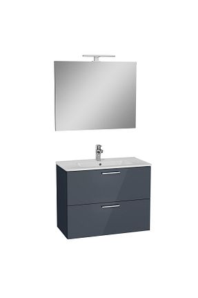 ست کمد حمام طوسی VitrA - کد 84678439