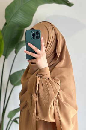شال بژ زنانه پنبه ای ANDE - کد 871338858