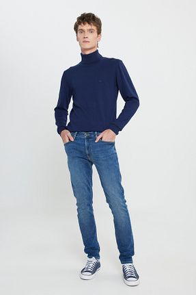 شلوار جین آبی مردانه پاچه تنگ Lee - کد 769987092