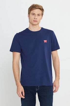 تیشرت سرمه ای مردانه رگولار Wrangler - کد 769594815