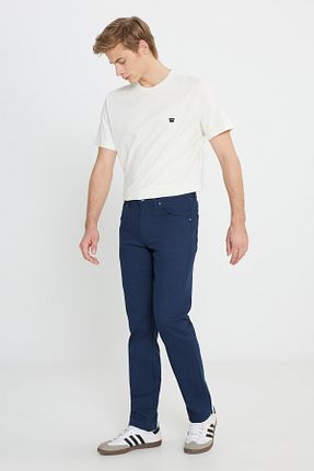 شلوار جین آبی مردانه پاچه لوله تفنگی Wrangler - کد 94587065