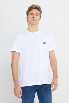 تیشرت سفید مردانه رگولار Wrangler - کد 769594777