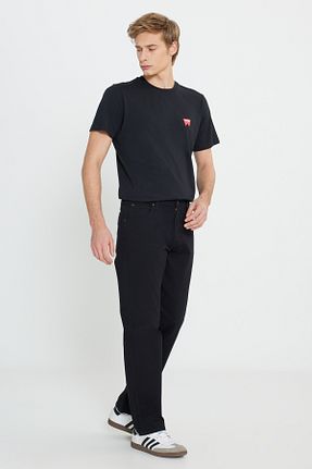 شلوار جین طوسی مردانه پاچه ساده Wrangler - کد 741201483