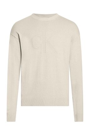 پلیور طوسی مردانه ساده Calvin Klein - کد 864393575