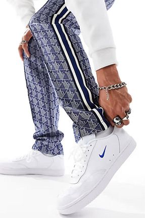 کفش اسنیکر سفید مردانه چرم اصل Nike - کد 869815869