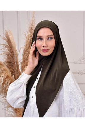 شال قهوه ای زنانه پلی استر Moda Sevda - کد 869820457