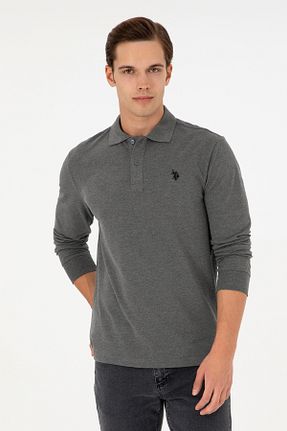 سوئیشرت طوسی مردانه ساده U.S. Polo Assn. - کد 869825615