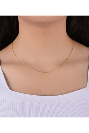 گردنبند طلا طلائی زنانه 14 عیار B.S. SÖYLEMEZ KUYUMCULUK VE EMLAK - کد 869572864