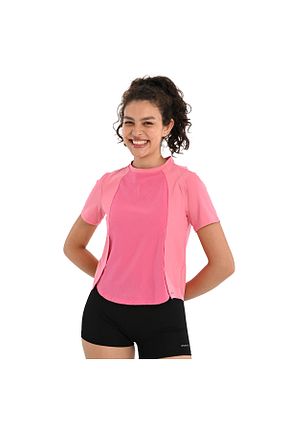تیشرت اسپرت صورتی زنانه رگولار Sportive - کد 847779742