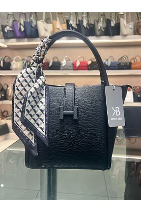کیف دوشی مشکی زنانه چرم مصنوعی KRISTE BELL - کد 869836452