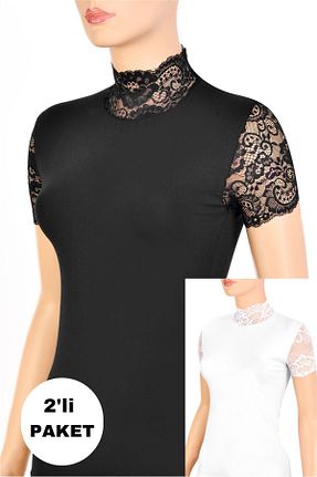 بلوز مشکی زنانه ساده NİSYVE - کد 869837477