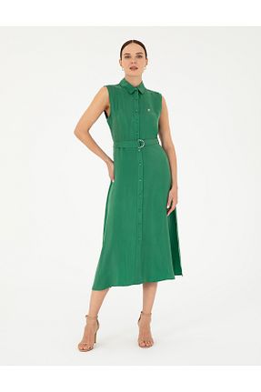 لباس سبز زنانه بافتنی Pierre Cardin - کد 841484457