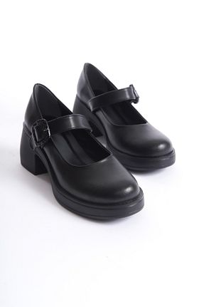 کفش لوفر مشکی زنانه چرم مصنوعی Shoesers - کد 870301823