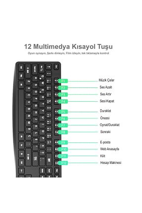 کیبورد مشکی Emtu Life - کد 869817394