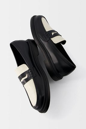 کفش لوفر رنگی مردانه پلی اورتان Bershka - کد 869845772
