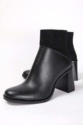 بوت / نیم بوت مشکی زنانه چرم مصنوعی Liza Shoes - کد 869855869