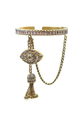 دستبند جواهر طلائی زنانه زیرکن Bayemeyc - کد 869861106