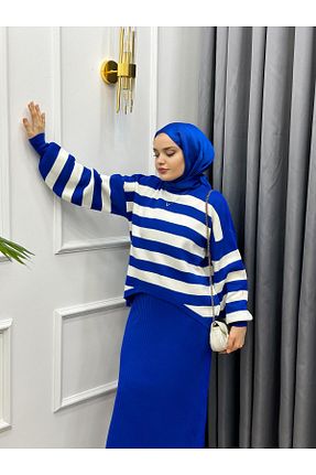 لباس سرمه ای زنانه تریکو bezenstore - کد 869856893