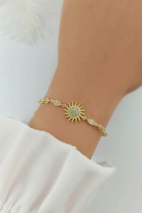 دستبند استیل (فولاد) طلائی زنانه استیل (فولاد) Çlk Accessories - کد 364592855