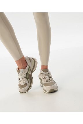 کفش اسنیکر طوسی زنانه بند دار Twist - کد 869892752