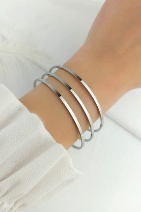 دستبند استیل (فولاد) زنانه استیل (فولاد) Çlk Accessories - کد 289846447