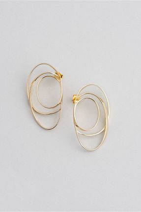 گوشواره نقره زرد زنانه 925 عیار So Chic - کد 869918382