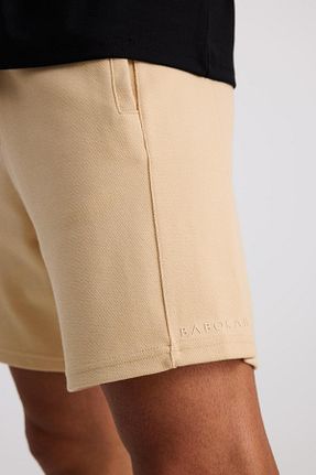 شلوارک و برمودا بژ مردانه رگولار BABOKAH - کد 859688837