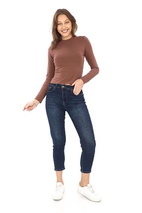 تیشرت قهوه ای زنانه رگولار penyebizden - کد 870382294