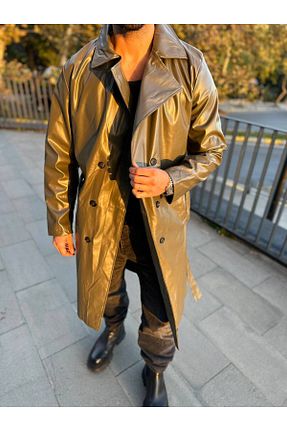 کاپشن خاکی مردانه پارکا elkumoda - کد 869928441