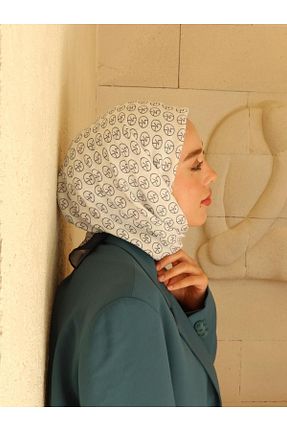 روسری سرمه ای پلی استر Modakaşmir - کد 869934110