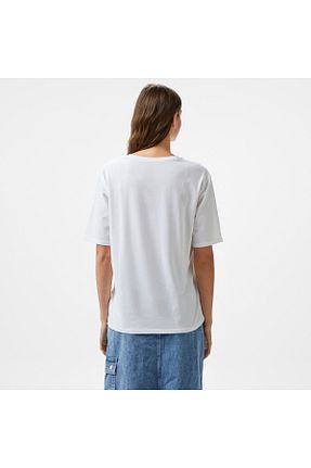 تیشرت سفید زنانه رگولار Nautica - کد 869940753