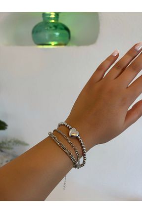 دستبند جواهر زنانه روکش طلا aksesuaris - کد 869933653