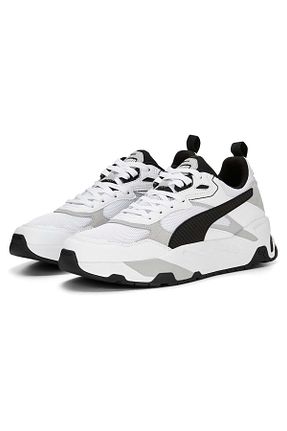 کفش اسنیکر سفید مردانه بند دار Puma - کد 869728513