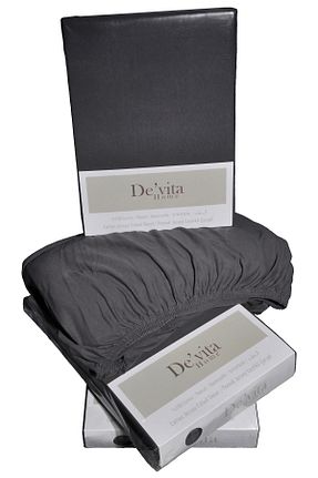 ست ملحفه دونفره طوسی Penye Devita Home - کد 774138940