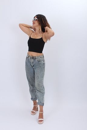 بادی مشکی زنانه یقه مربعی HelenaButik - کد 869955700